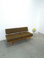 Design daybed slaapbank Knoll, Stella 1950 vintage, Bruin, Gebruikt, Eenpersoons, Ophalen of Verzenden