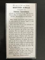 Gezocht bidprentje Martinus Schelle 1894. - 1952 Leermakers, Verzamelen, Bidprentjes en Rouwkaarten, Bidprentje, Ophalen of Verzenden
