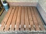 3x Tuinscherm hardhout 180x180 19planks b-keus, Ophalen, 1 tot 2 meter, Nieuw, 3 tot 6 meter