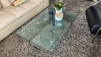 Prachtige verstelbare salontafel, 50 tot 100 cm, Minder dan 50 cm, Glas, Rechthoekig