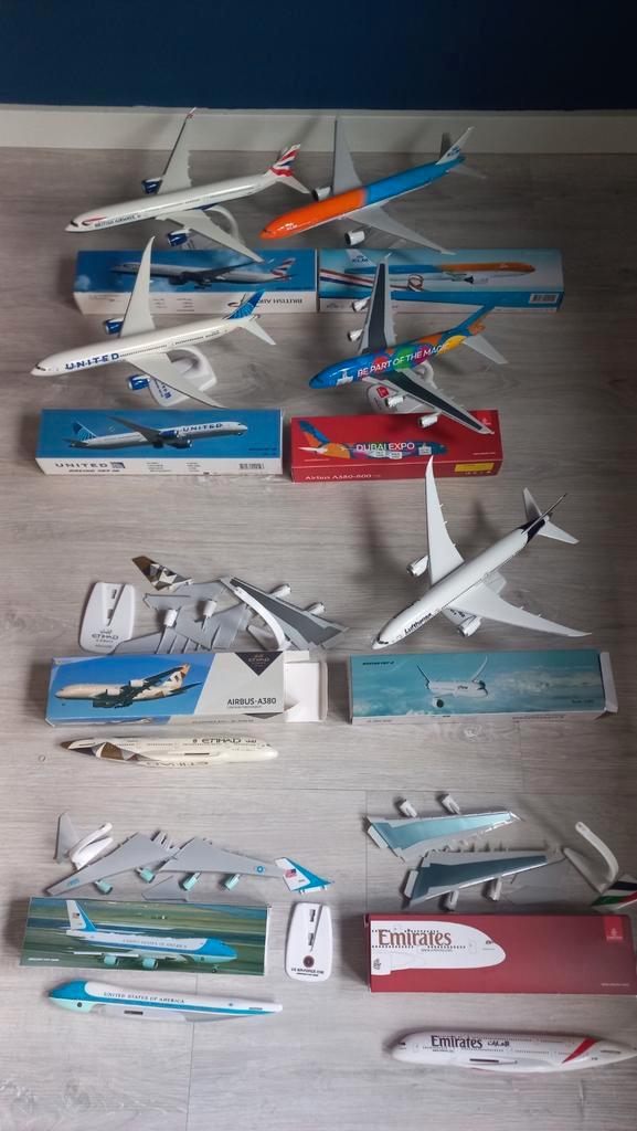 Collectie vliegtuigmodellen 8 stuks, Hobby en Vrije tijd, Modelbouw | Vliegtuigen en Helikopters, Gebruikt, Vliegtuig, 1:200 of kleiner