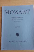 Variationen Klavier und Violine KV359 und KV 360 _MOZART, Muziek en Instrumenten, Bladmuziek, Verzenden, Gebruikt, Artiest of Componist