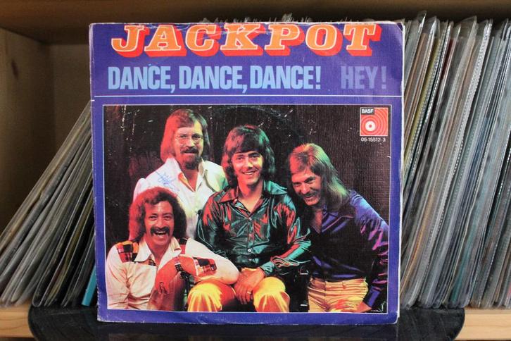 7" Single Jackpot - Dance, Dance, Dance / Hey, Cd's en Dvd's, Vinyl Singles, Gebruikt, Single, Pop, 7 inch, Ophalen of Verzenden