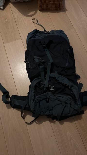 Zwart grijze trekkersrugzak -Panther- als nieuw beschikbaar voor biedingen