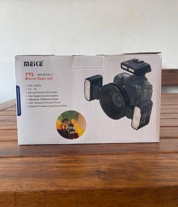 Meike MK-MT24 II TTL Macro flitsset beschikbaar voor biedingen