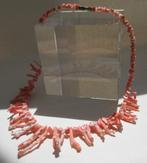 K3-2 Koraal Ketting-Takjes-Licht Rose 41 cm., Verzenden, Nieuw, Roze, Steen of Mineraal