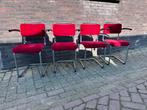 Gispen 201 mat, Huis en Inrichting, Stoelen, Ophalen, Gebruikt, Blauw, Eén