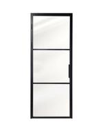 Aluminium Stalen Binnendeur met Kozijn stomp en glas, Doe-het-zelf en Verbouw, Deuren en Horren, Nieuw, 215 cm of meer, 80 tot 100 cm
