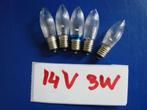 vintage reservelampjes kerstverlichting 14V 3W E-10 fitting, Diversen, Kerst, Ophalen of Verzenden, Zo goed als nieuw