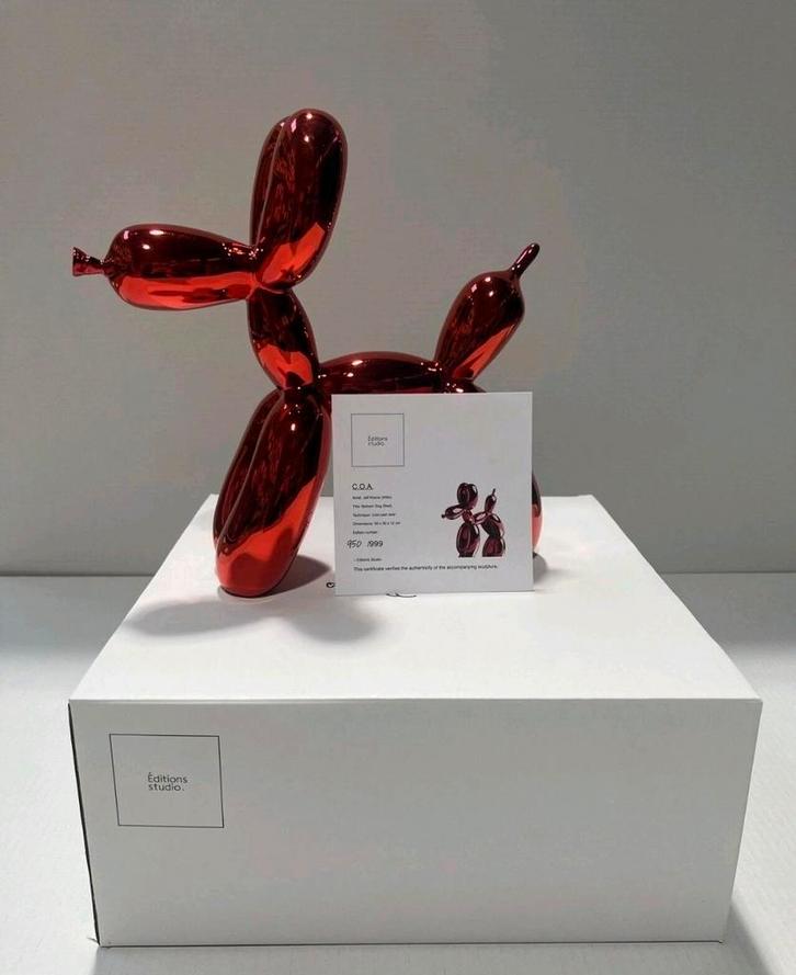 Balloon Dog Jeff Koons (After), Antiek en Kunst, Kunst | Designobjecten, Ophalen