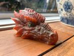 Handgemaakt Drakenhoofd van Kunsthars, Antiek en Kunst, Ophalen of Verzenden