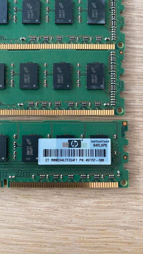 DDR3 RAM geheugen 2GB, Computers en Software, RAM geheugen, Gebruikt, Desktop, 2 GB, DDR3, Ophalen of Verzenden