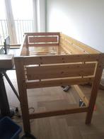 Half-hoogslaper bed, Huis en Inrichting, Slaapkamer | Bedden, 90 cm, Gebruikt, Eenpersoons, Hout