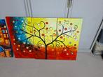 3-delig schilderij Levensboom 120x80cm, Ophalen