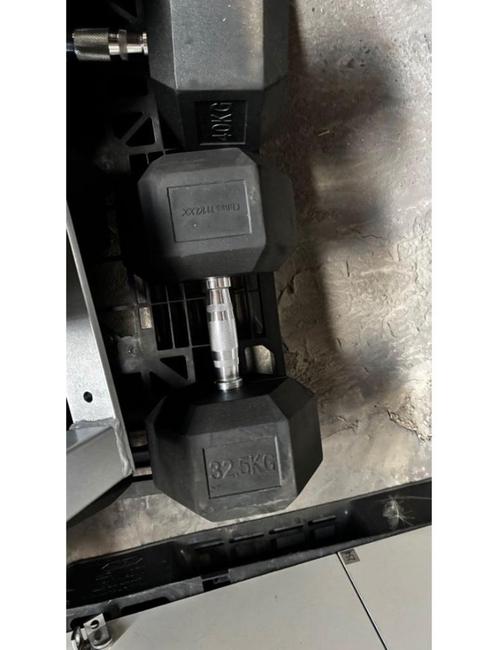Crossmaxx Hexagon dumbbells, Sport en Fitness, Fitnessmaterialen, Gebruikt, Overige typen, Armen, Benen, Borst, Buik, Rug, Ophalen of Verzenden