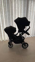 Thule sleek zwart COMPLEET!, Kinderen en Baby's, Kinderwagens en Combinaties, Zo goed als nieuw, Combiwagen, Verstelbare duwstang