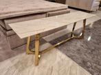 Marmer look tv meubel met goud. 180 breed, Huis en Inrichting, Ophalen of Verzenden, Nieuw