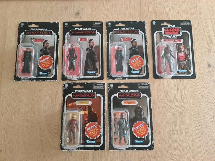 Set van 6 Star Wars Retro figuren - Collectors item, Verzamelen, Poppetjes en Figuurtjes, Nieuw, Ophalen of Verzenden