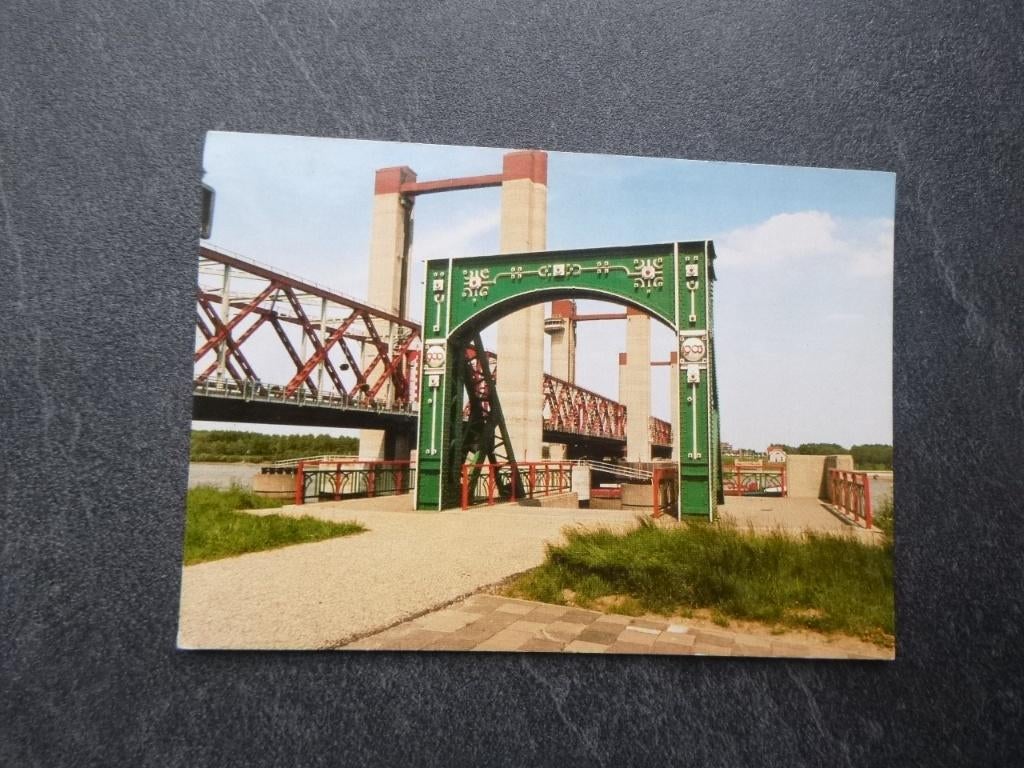 Spijkenisse, nieuwe Spijkenisse brug met  gedeelte van de, Verzenden, 1980 tot heden, Gelopen, Zuid-Holland