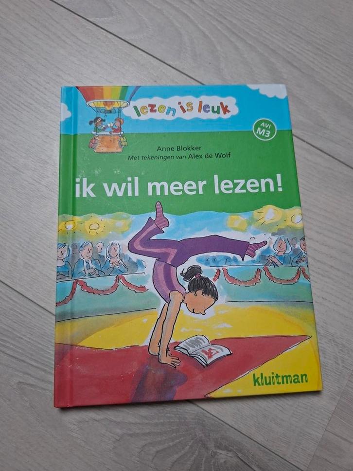 Anne Blokker - Ik wil meer lezen, Boeken, Kinderboeken | Jeugd | onder 10 jaar, Zo goed als nieuw, Fictie algemeen, Ophalen of Verzenden