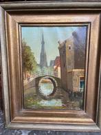 Stadsgezicht met gracht, Cornelis de Bruyn, Antiek en Kunst, Kunst | Schilderijen | Klassiek, Ophalen of Verzenden