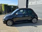 Fiat 500 C 0.9 TwinAir Turbo 500S, xenon, cabrio, navigatie,, Stof, Gebruikt, Cabriolet, Zwart