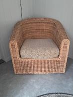 Rieten fauteuil, Ophalen, Gebruikt, Eén
