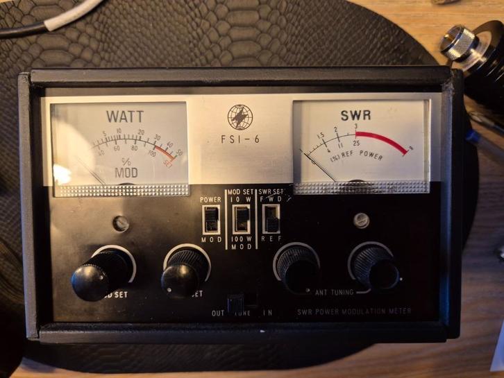 Monacor FSI–6   SWR / Matcher /Power / Modulatie /10-11,6,2M, Telecommunicatie, Zenders en Ontvangers, Gebruikt, Ophalen of Verzenden