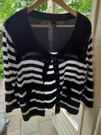 Best Connections zwart-wit vest, 100% katoen, maat 42, Kleding | Dames, Zwart, Maat 42/44 (L), Best Connections, Ophalen of Verzenden