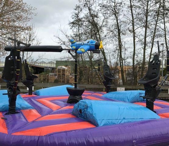 springkussen attractie stuntpiloot te koop, Ophalen, Zo goed als nieuw, Overige