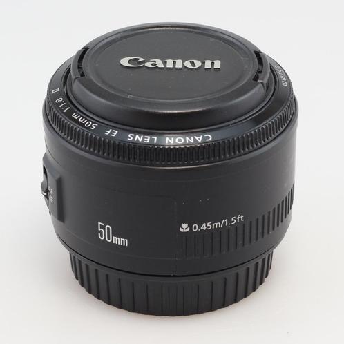 Canon Lens 50MM EF 1:1.8 II, Audio, Tv en Foto, Fotografie | Lenzen en Objectieven, Zo goed als nieuw