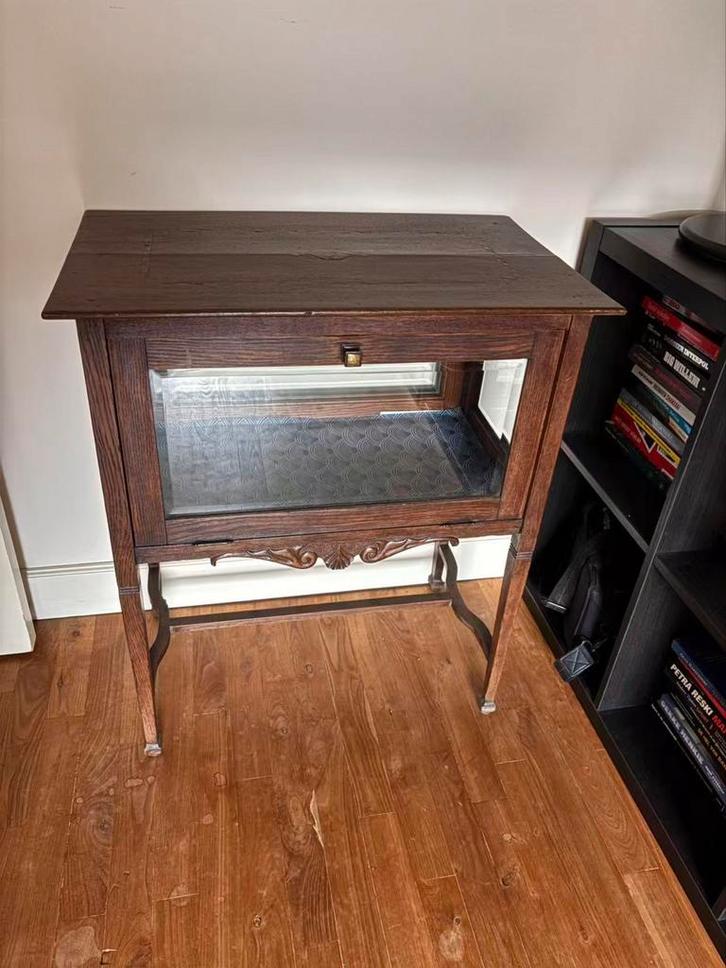 Antiek Theekastje - 150 jaar oud, Huis en Inrichting, Kasten | Overige, Gebruikt, Ophalen