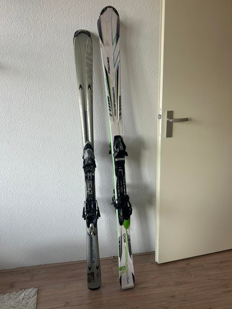 Ski’s fischer en atomic, Sport en Fitness, Skiën en Langlaufen, Ophalen, 160 tot 180 cm, Ski's, Fischer