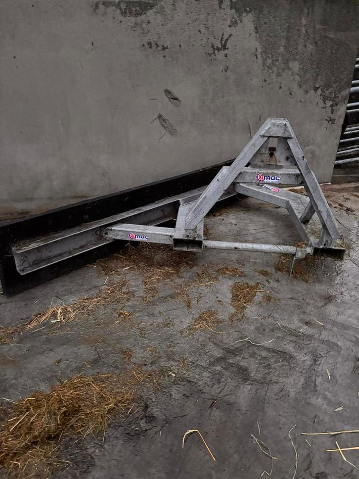 Qmac voerschuif sneeuw schuif gegalvaniseerd, Zakelijke goederen, Agrarisch | Werktuigen, Ophalen