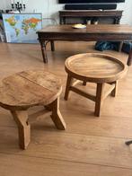 Houten bijzettafeltjes, Ophalen, Overige materialen, Minder dan 55 cm, Rond
