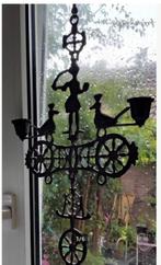 Antiek Byzantijnse Kruis Raamdecoratie kandelaar, Antiek en Kunst, Ophalen, Koper of Brons