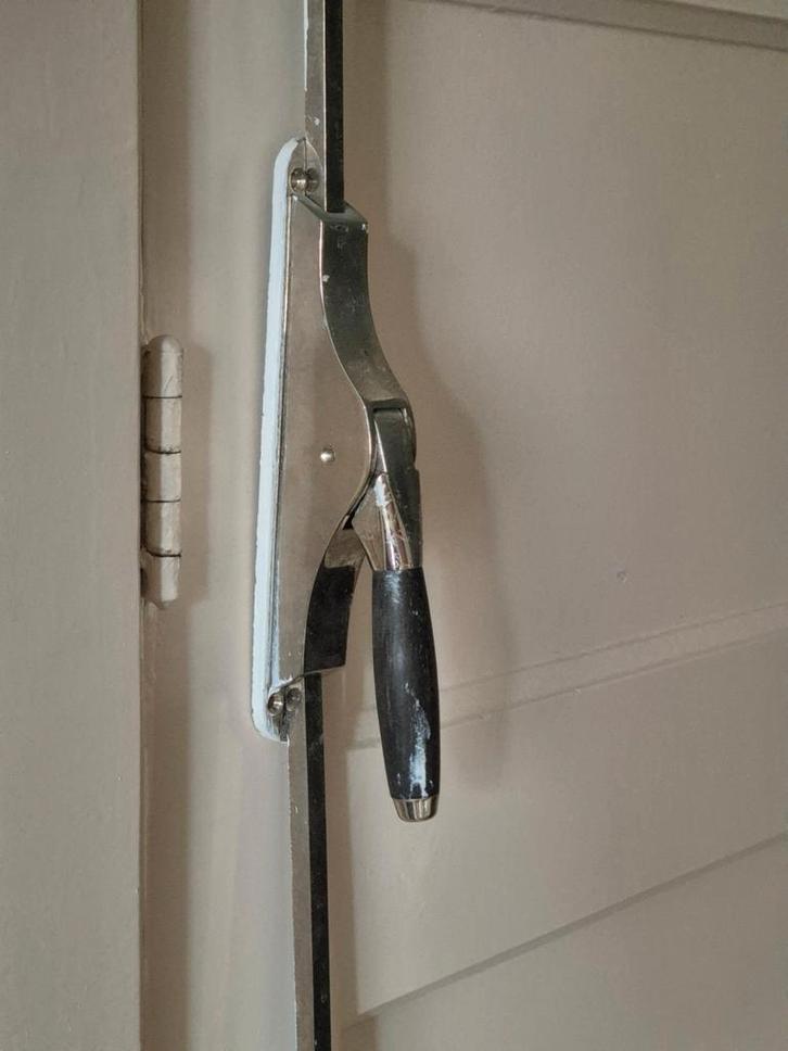 espagnolet of binnenslot openslaande deuren chroom ebbenhout, Doe-het-zelf en Verbouw, Overige Doe-het-zelf en Verbouw, Gebruikt