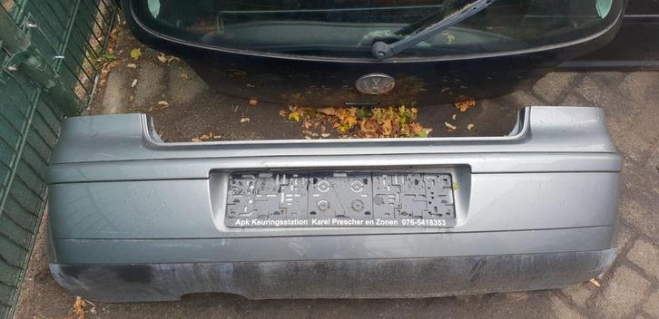 VW POLO ACHTERBUMPER BJ 2002 TOT 2008, Auto-onderdelen, Carrosserie en Plaatwerk, Bumper, Achter, Gebruikt, Ophalen of Verzenden