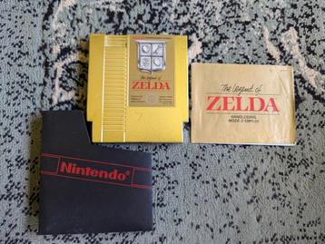 The Legend of Zelda voor de NES incl boekje  beschikbaar voor biedingen