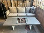 Loungebank met tafel inclusief sfeerhaard, Ophalen, Gebruikt