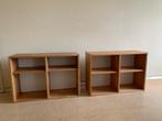 Twee grenen fineer boekenkastjes van 80x56 cm en 28 cm diep, Ophalen, Gebruikt, 50 tot 100 cm, Minder dan 100 cm