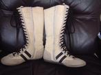 Vintage wit/ creme kleurige laarzen maat 37, Ophalen of Verzenden, Wit, Hoge laarzen