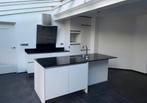 MATWITTE GREEPLOOS KEUKEN MET KOOKEILAND, Huis en Inrichting, Keuken | Complete keukens, Ophalen, Wit, Graniet of Steen, Dubbelwandige keuken