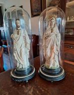 SET Heilighart Beelden in Antieke Stolpen/Maria/Jezus Beeld, Ophalen of Verzenden