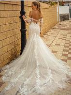 Nieuwe sexy stijlvolle trouwjurk Maat 36,38,40,42,, Ophalen, Nieuw, Blauw, Trouwjurk