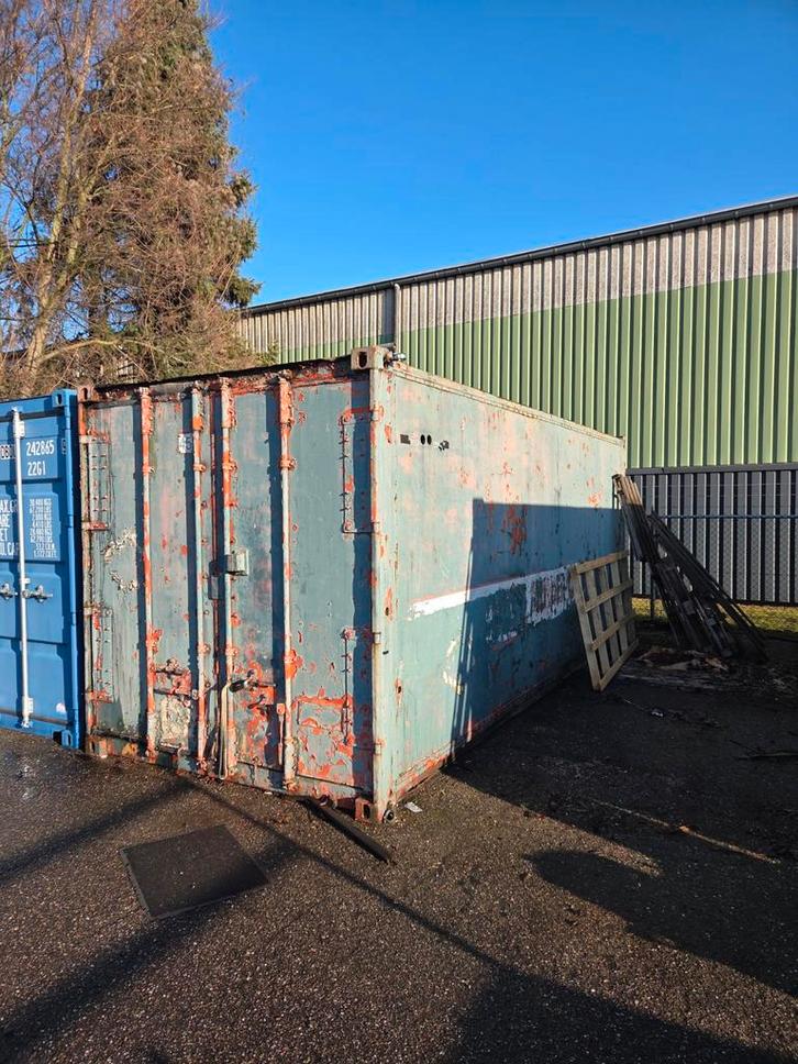 Zee container geïsoleerd., Zakelijke goederen, Machines en Bouw | Keten en Containers, Ophalen of Verzenden