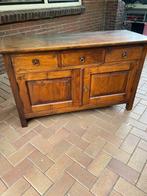 Tv kast teak hout., Huis en Inrichting, Kasten | Televisiemeubels, Ophalen, Gebruikt, 100 tot 150 cm, Teakhout