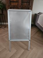 Aluminium reclamebord, Ophalen, Gebruikt