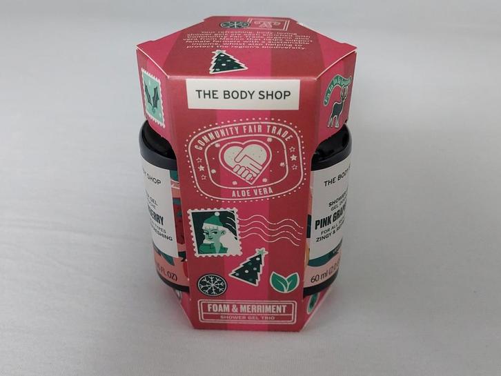 The Body Shop 3x mini douchegel mango grapefruit aardbei, Sieraden, Tassen en Uiterlijk, Uiterlijk | Lichaamsverzorging, Nieuw