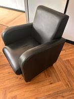 Leren fauteuil 2 x, Huis en Inrichting, Fauteuils, Ophalen, Zie foto's, Zo goed als nieuw, 50 tot 75 cm